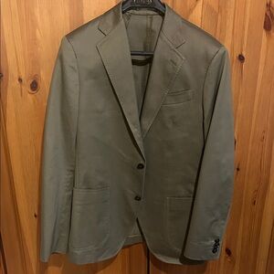 Bespoke Knot Standard olive green sport coat 38R